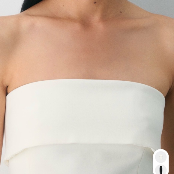 NEW Aritzia Element Tube Top - (Re)ssential - Light Birch strapless shirt 8 - Picture 7 of 17